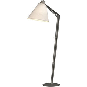 Hubbardton Forge Reach 55.2 inch 100 watt Natural Iron Floor Lamp Portable Light in Flax 232860-1028 - Open Box