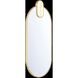Mrissa 45 X 21 inch Gold LED Mirror