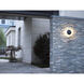 State LED 1.54 inch Black Outdoor Wall Mount