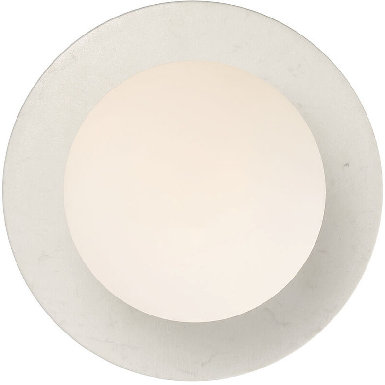 Carnagie LED 8 inch Antique Brass Flush Mount Ceiling Light