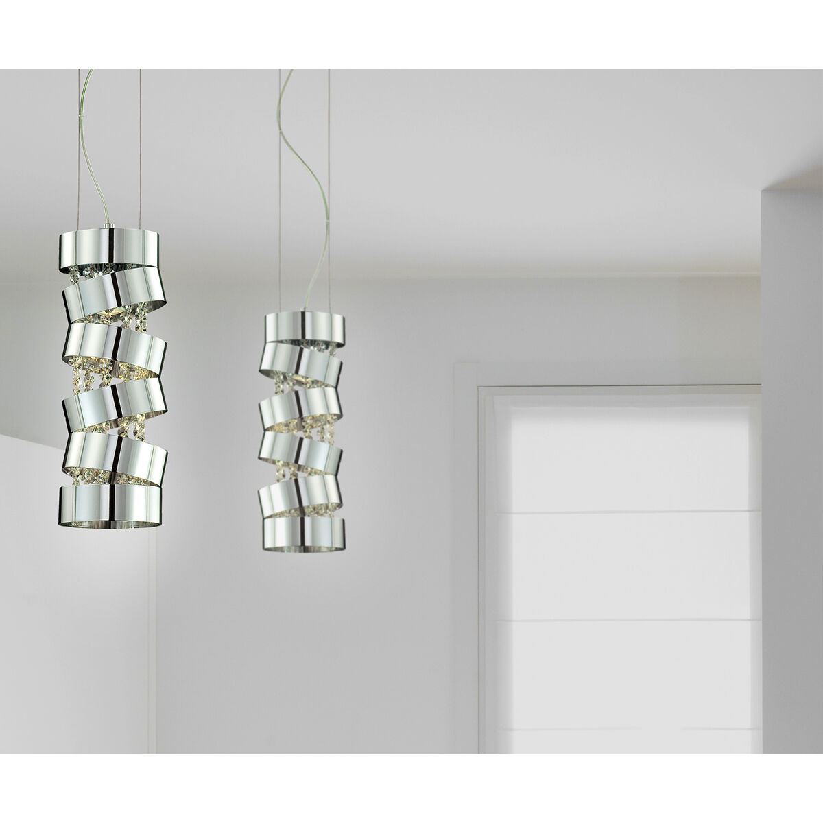 Ariella 1 Light 6 inch Chrome Pendant Ceiling Light
