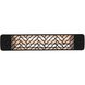 EF20 Series 9 X 8 inch Black Electric Patio Heater in Chevron