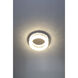 Sassi LED 3 inch Chrome Chandelier Ceiling Light, Small