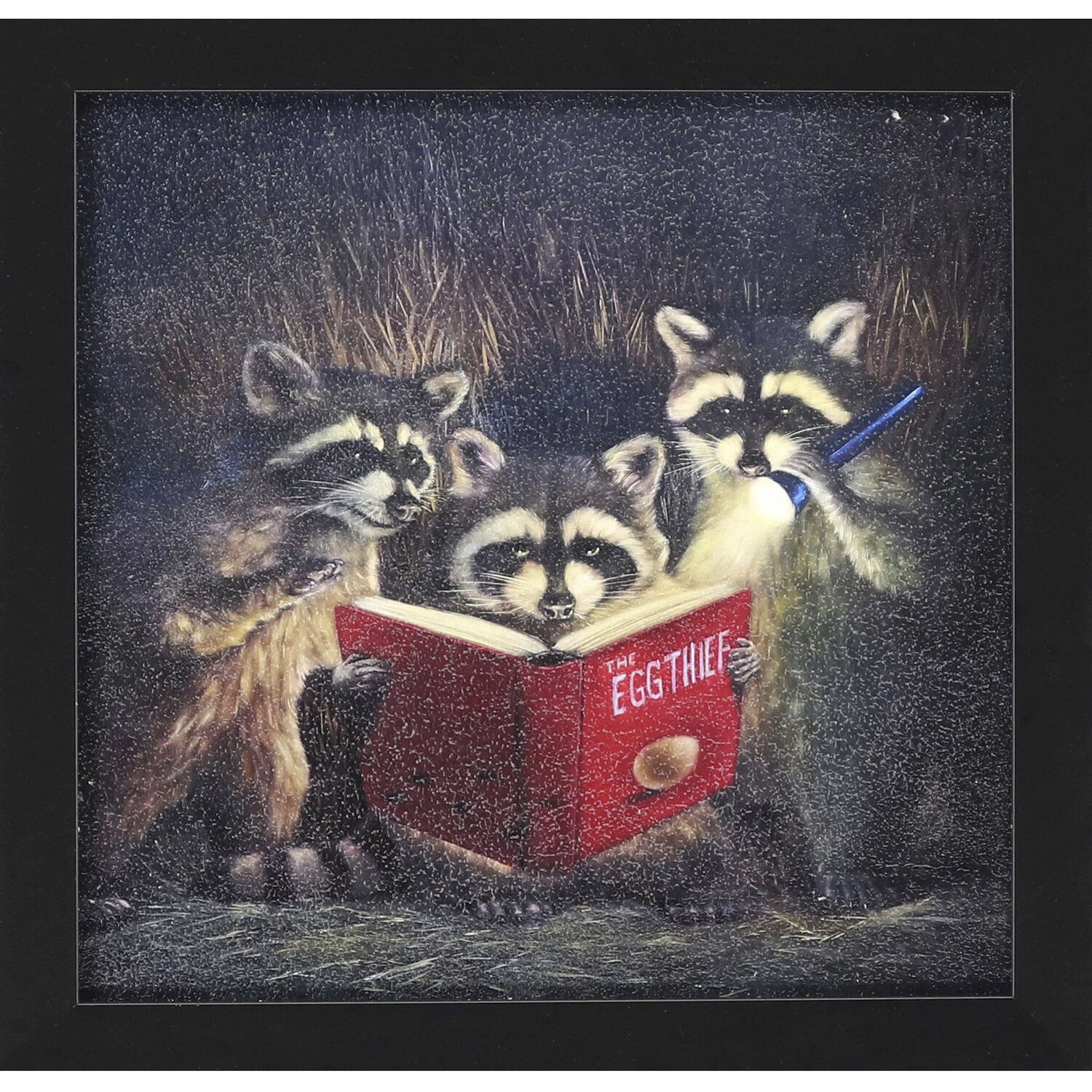 Animals 11 X 11 inch Non-Glass Framed Art, Propac