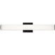 Springfiel LED 23.5 inch Black Vanity Light Wall Light, Small
