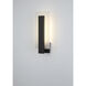 Carta LED 17.75 inch Black Outdoor Wall Sconce