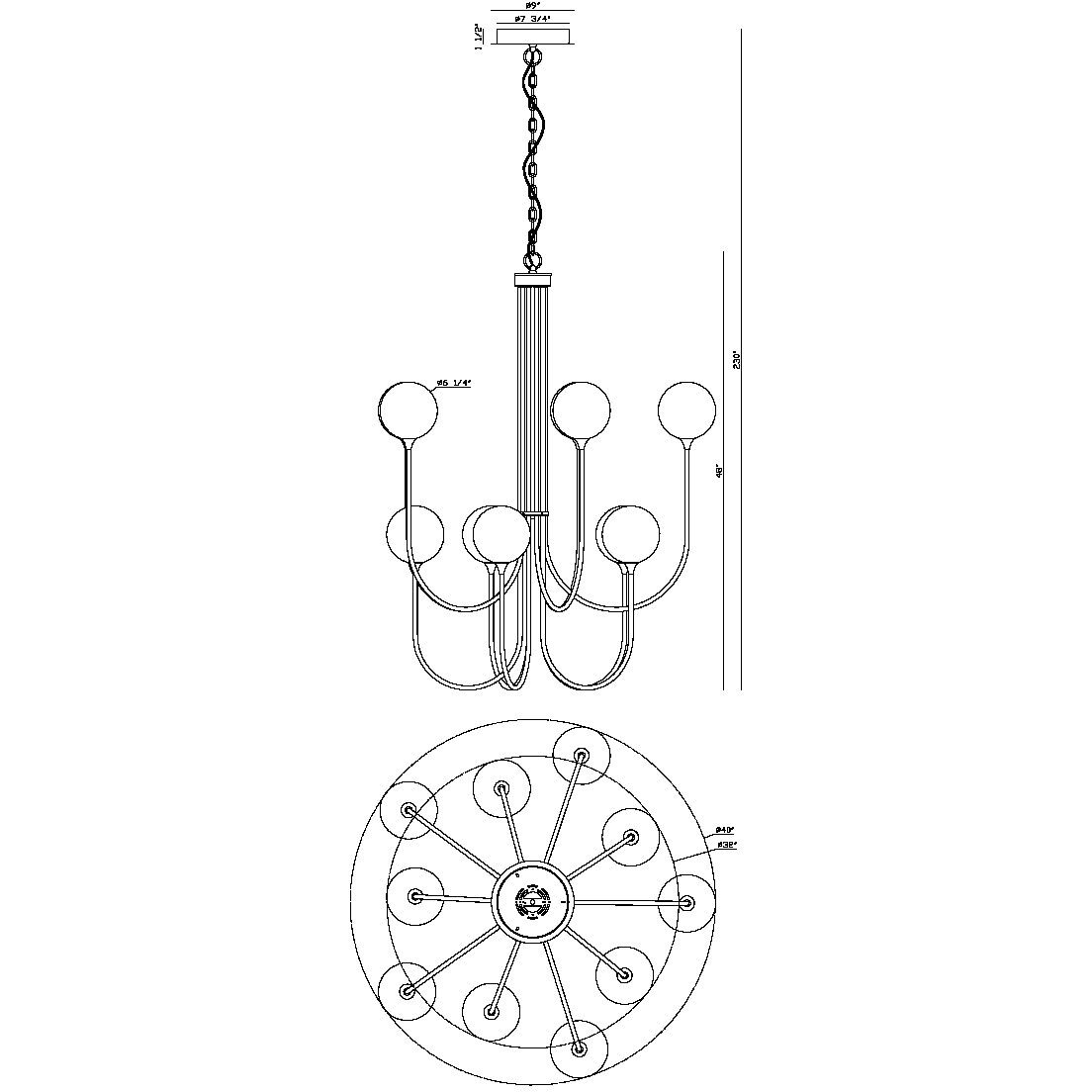 Iissa 10 Light 40 inch Gold Chandelier Ceiling Light in Amber