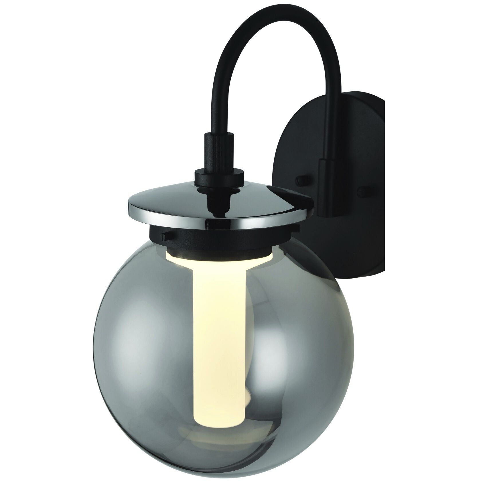 Caswell 1 Light 18.25 inch Black Outdoor Wall Lantern