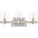 Decato 3 Light 21.25 inch Satin Nickel Vanity Light Wall Light
