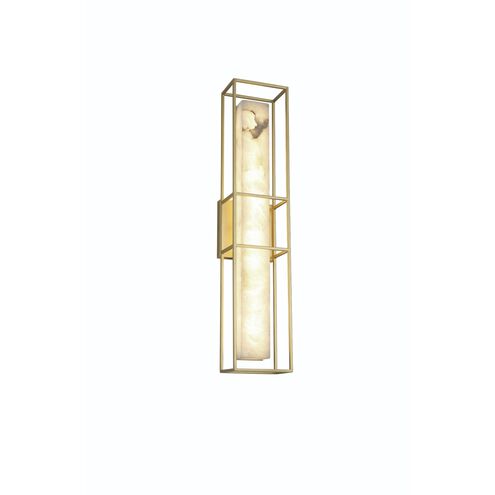 Blakley LED 4 inch Gold Wall Sconce Wall Light, Both Indoor/Outdoor