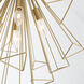 Dendelio 13 Light 30 inch Gold Chandelier Ceiling Light