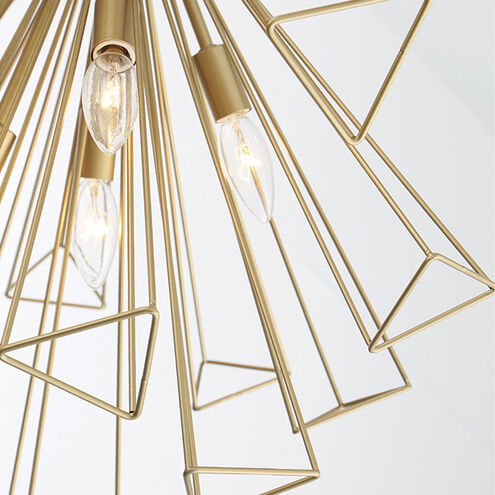 Dendelio 13 Light 30 inch Gold Chandelier Ceiling Light