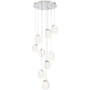 Paget LED 20 inch Chrome Chandelier Ceiling Light