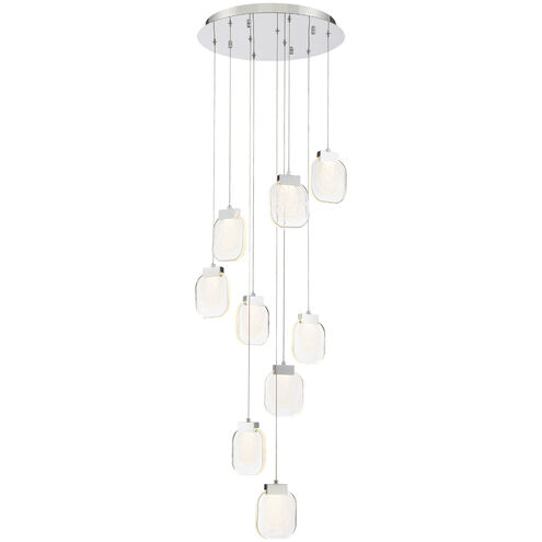 Paget LED 20 inch Chrome Chandelier Ceiling Light