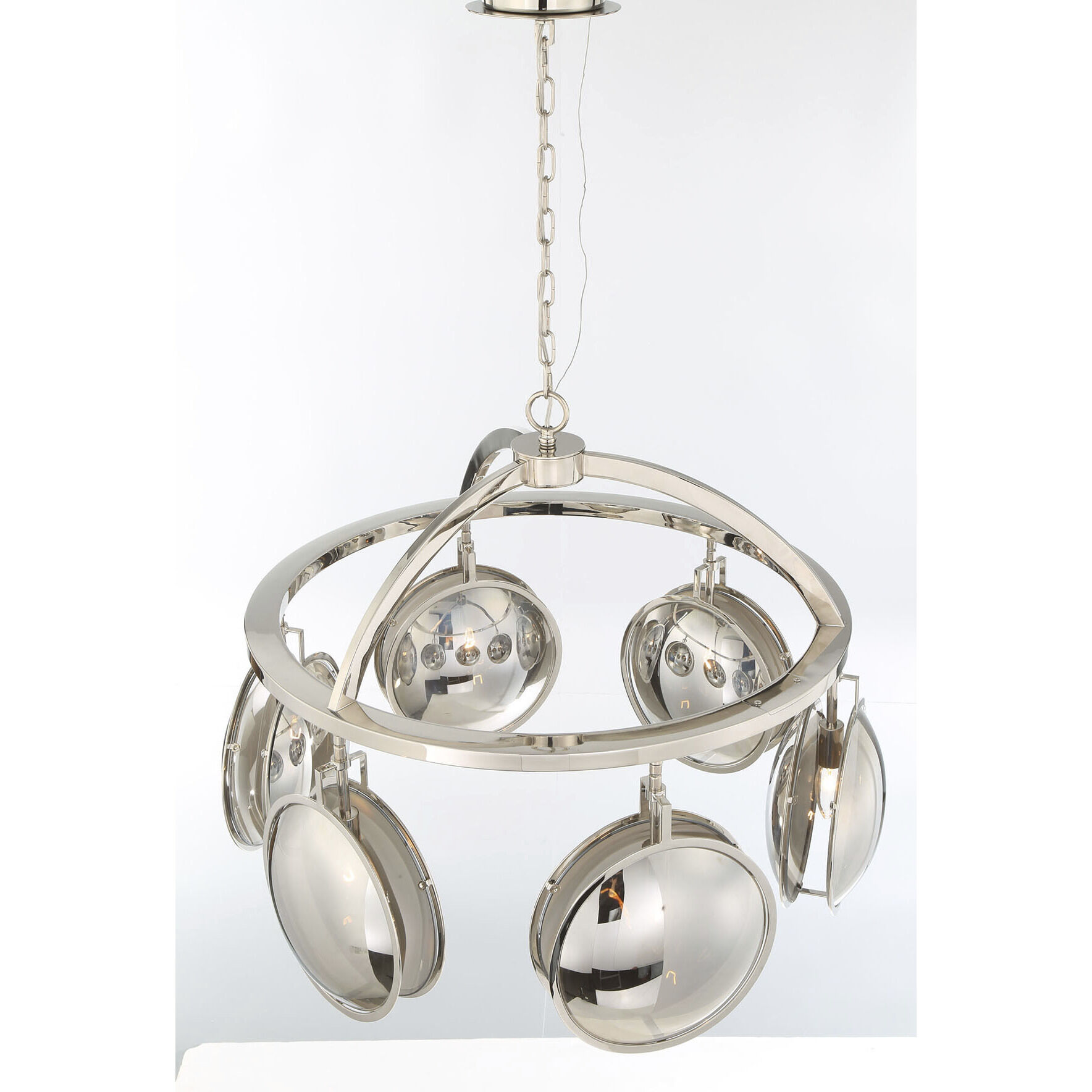 Havendale 8 Light 27 inch Polished Nickel Chandelier Ceiling Light