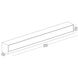 Stripe LED 2.36 inch Black Outdoor Wall Mount