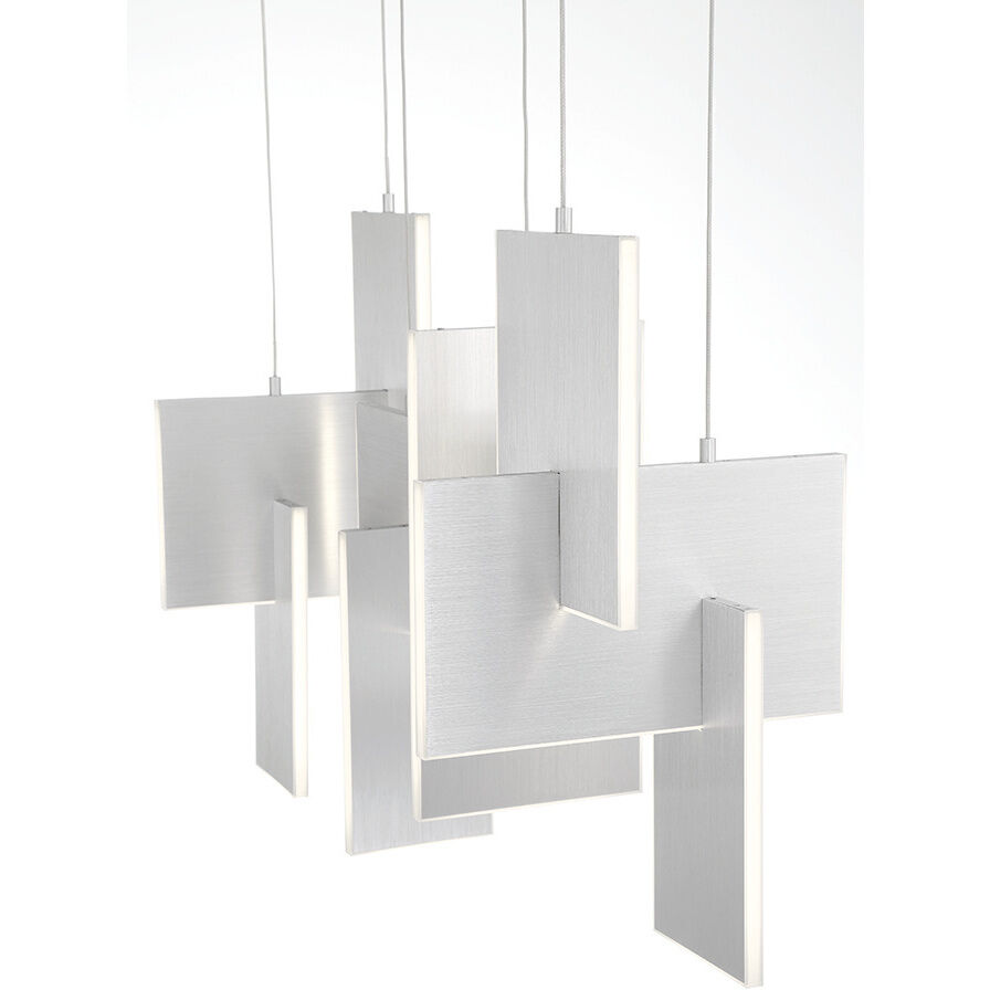 Coburg LED 14 inch Silver Chandelier Ceiling Light