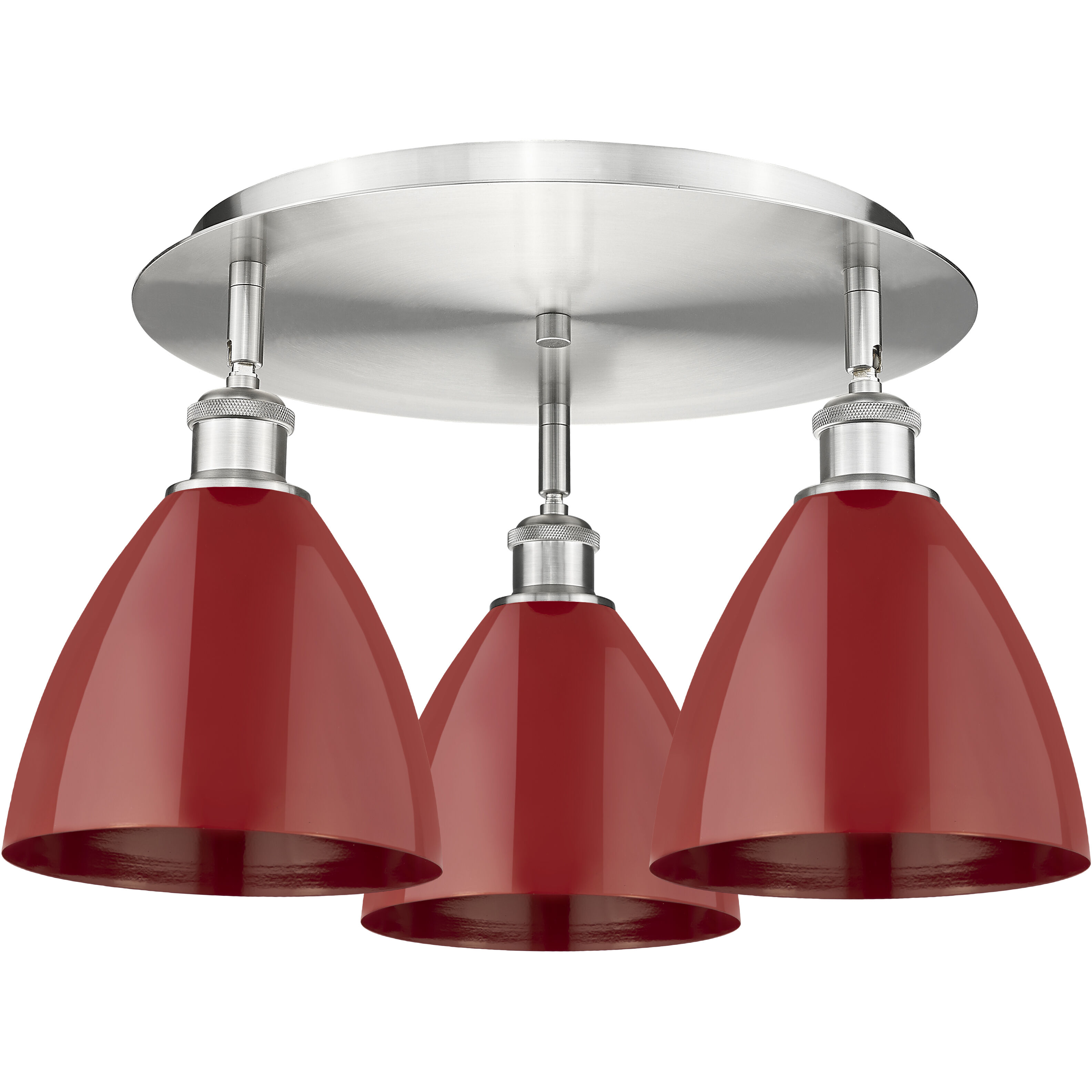 Ballston Dome 3 Light 19.25 inch Flush Mount