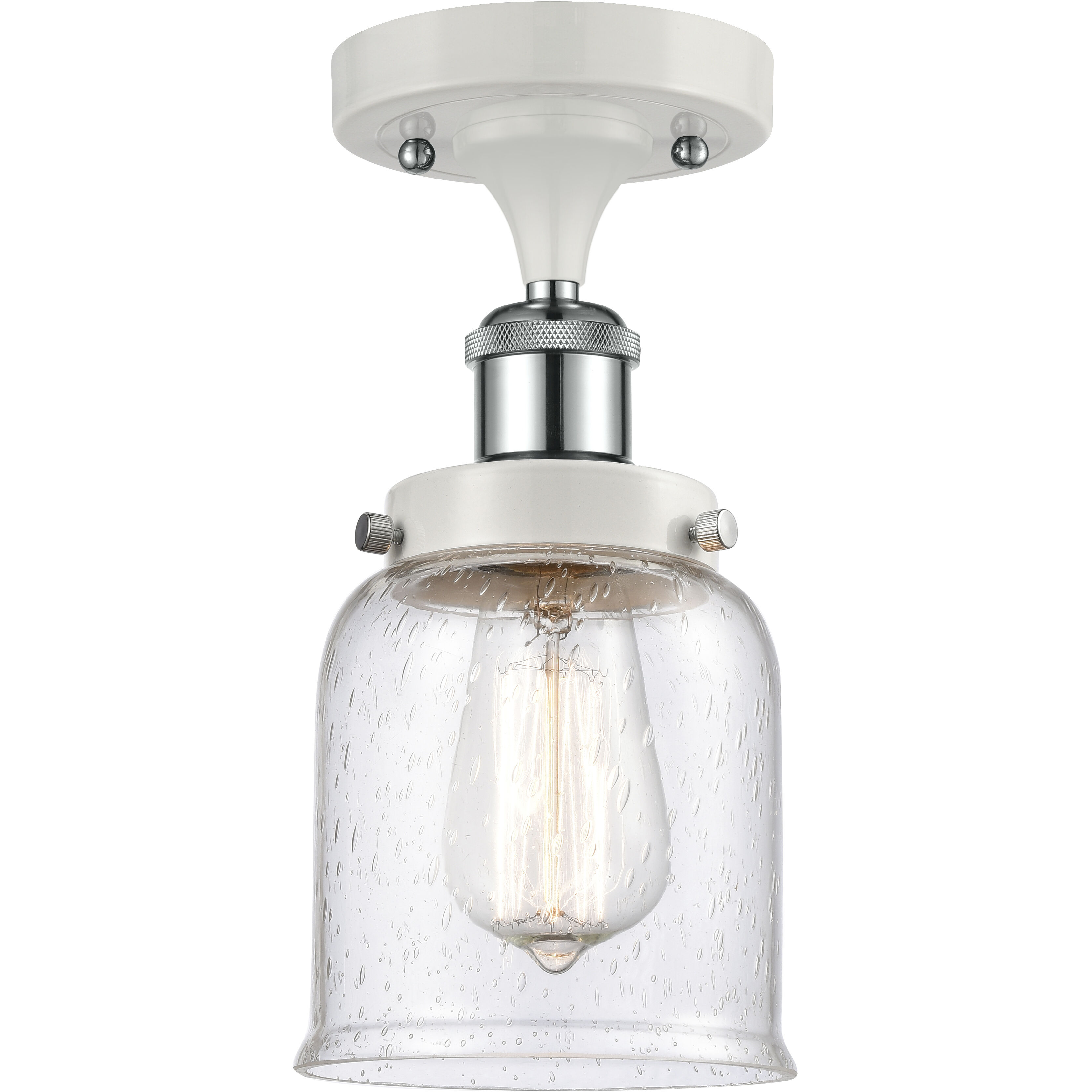 Ballston Small Bell 1 Light 5.00 inch Semi-Flush Mount