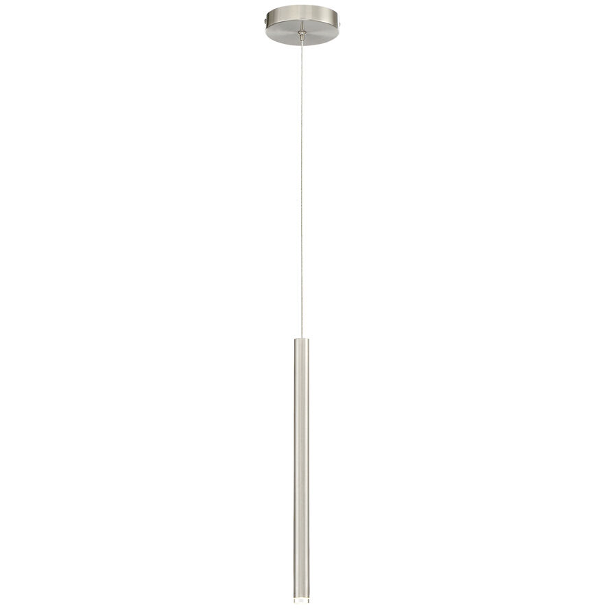 Navada LED 1 inch Satin Nickel Pendant Ceiling Light, Small
