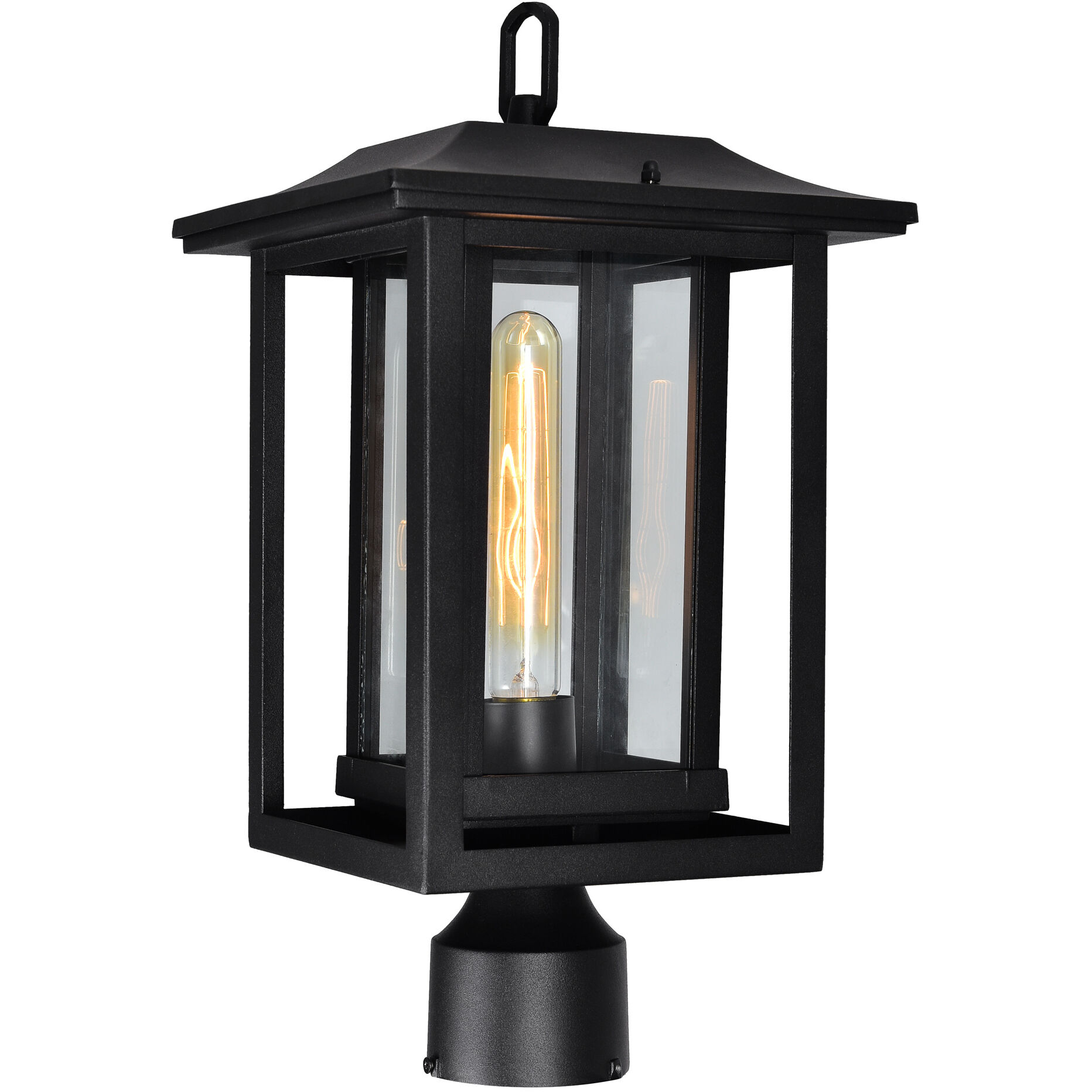 Winfield 1 Light 17 inch Black Outdoor Lantern Head