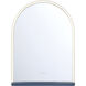 Serin 24 X 1 inch Blue Mirror