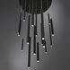 Santana LED 10 inch Brass Chandelier Ceiling Light