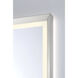 Artell 36 X 24 inch Brushed Silver LED Mirror