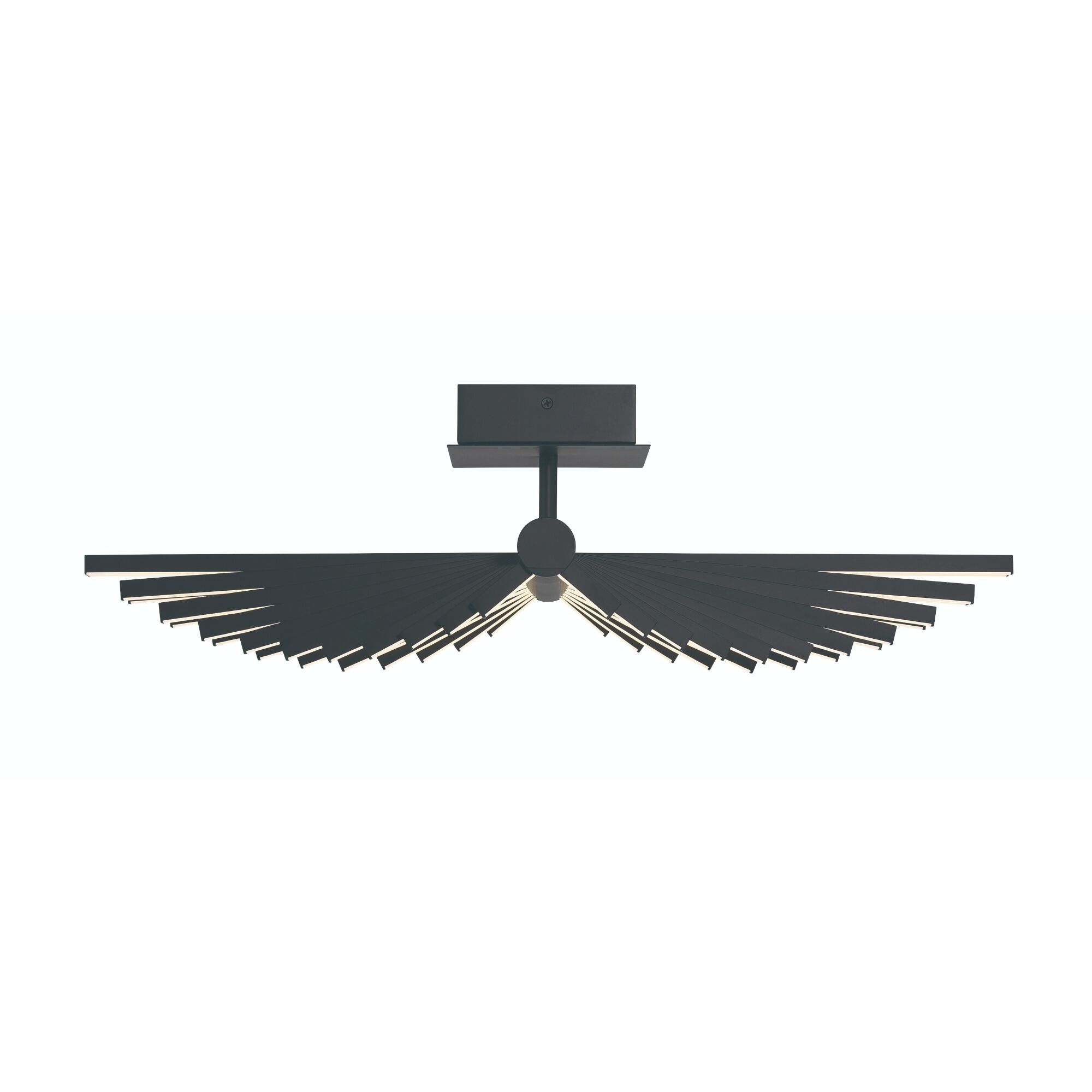 Seraph LED 11.25 inch Black Flush Mount Ceiling Light