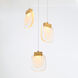 Paget LED 10 inch Chrome Chandelier Ceiling Light