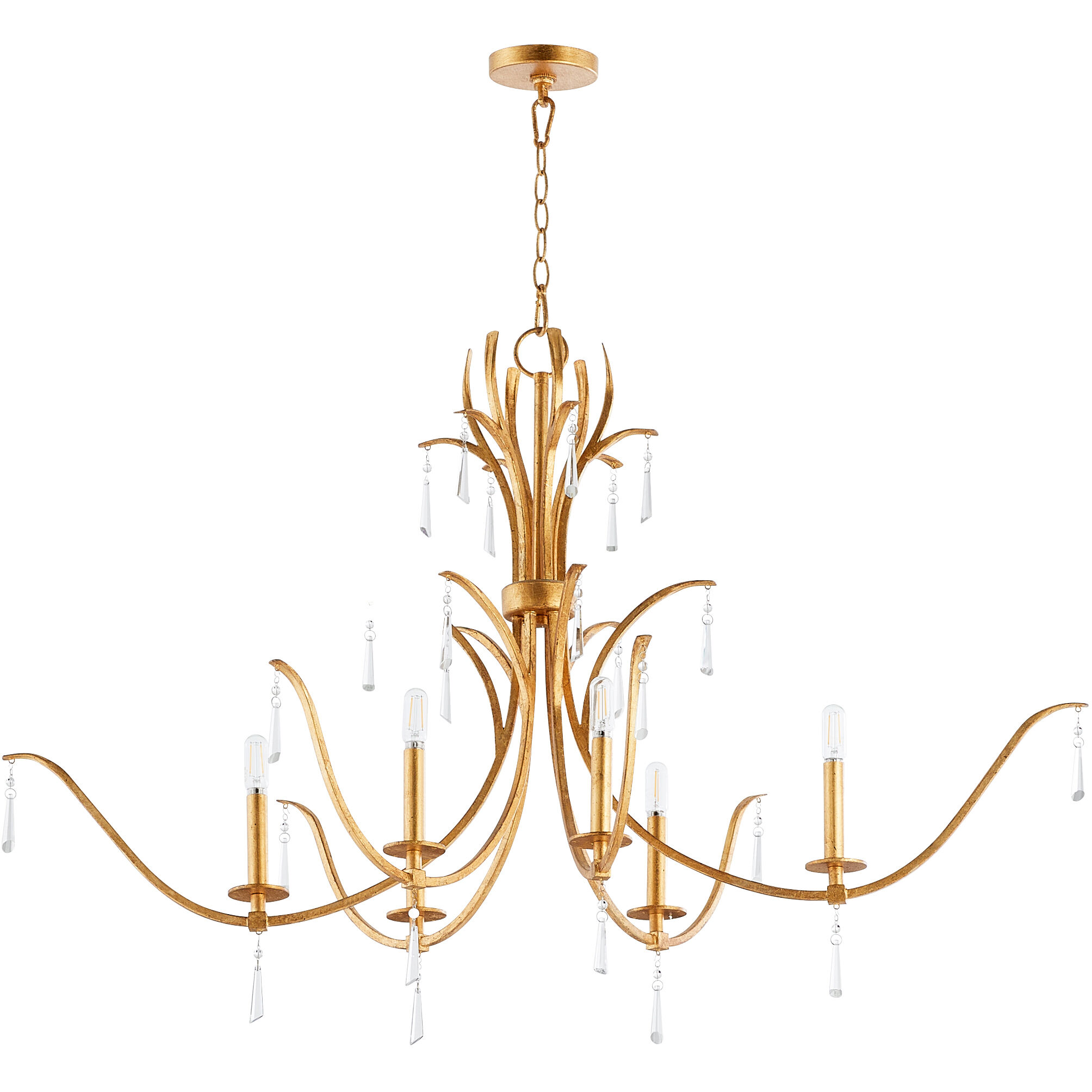 Majesty 6 Light 22.50 inch Chandelier