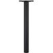 Orbit 8 watt Black Outdoor Bollard
