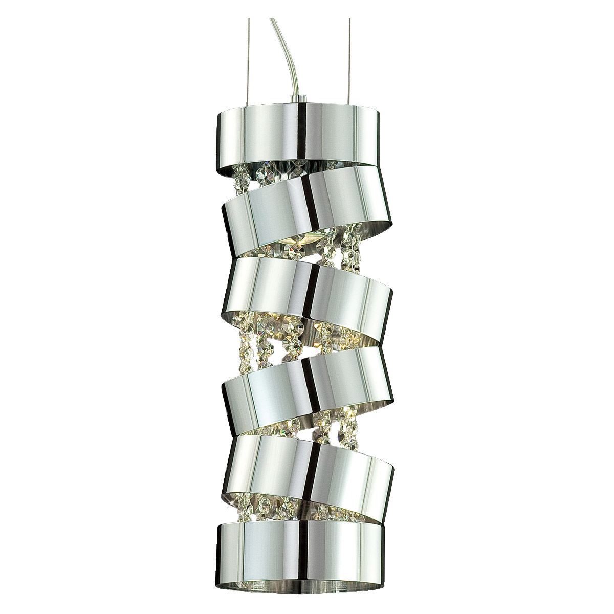 Ariella 1 Light 5.5 inch Chrome Pendant Ceiling Light
