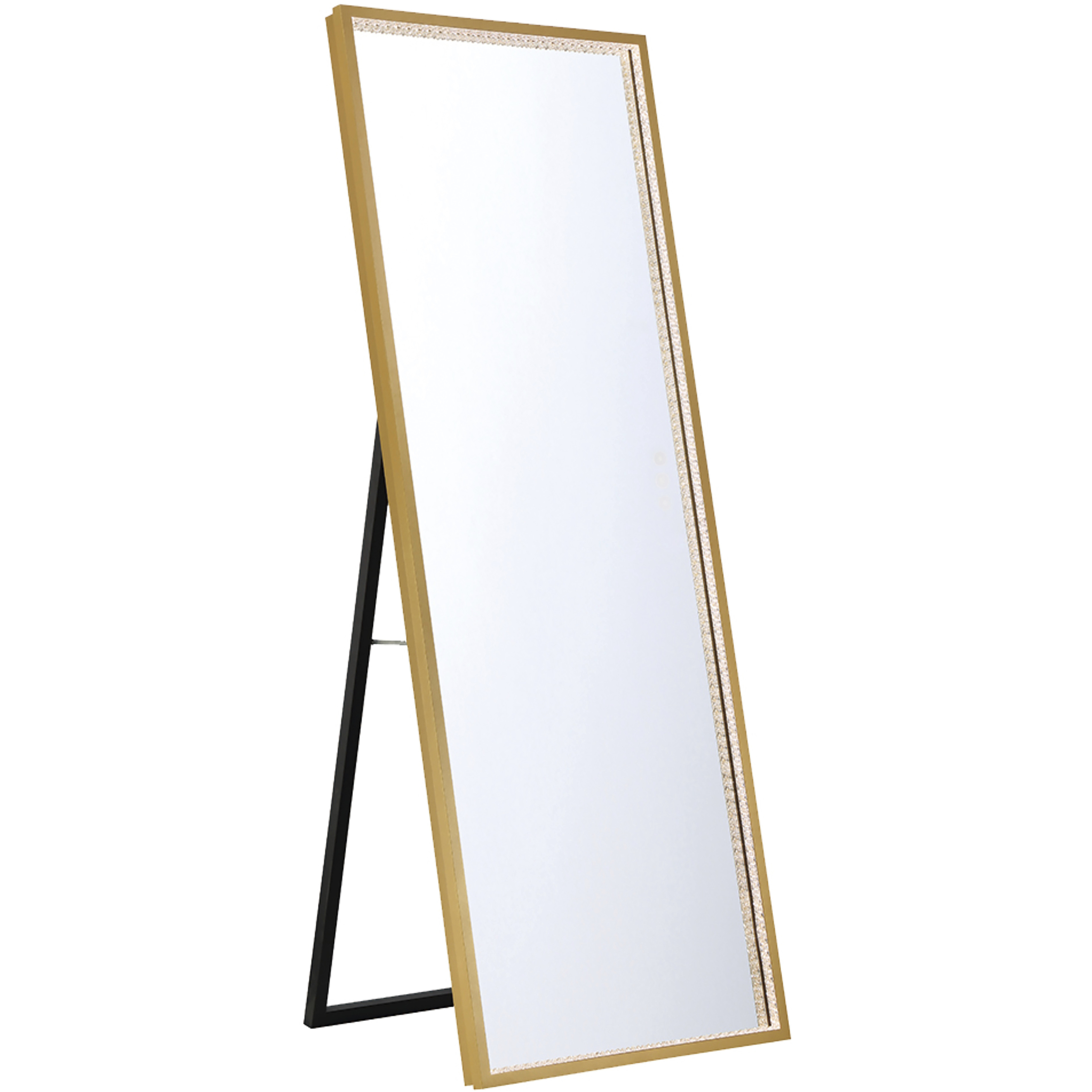 Cerissa 65 X 24 inch Anodized Gold LED Mirror
