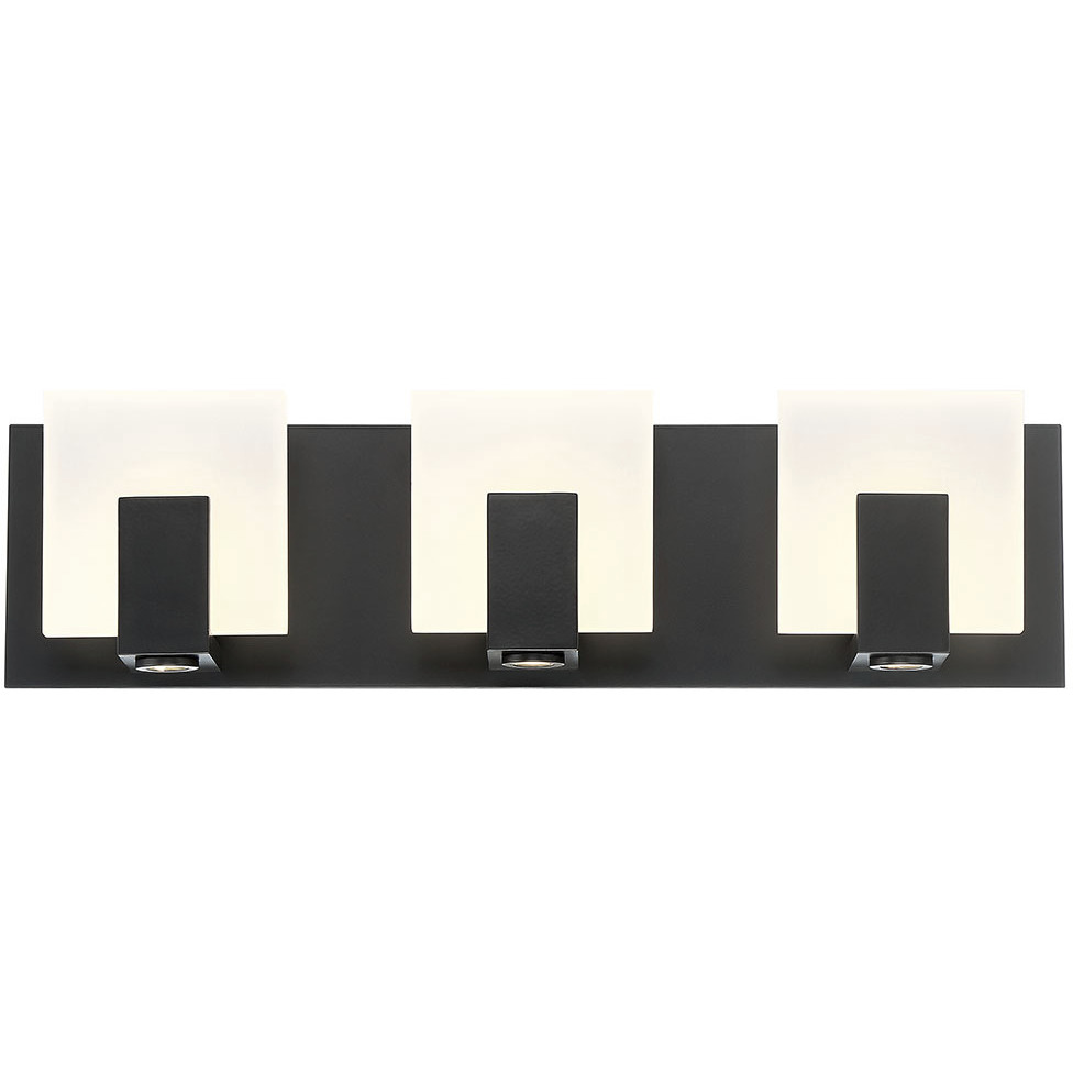 Canmore LED 20 inch Black Vanity Light Wall Light