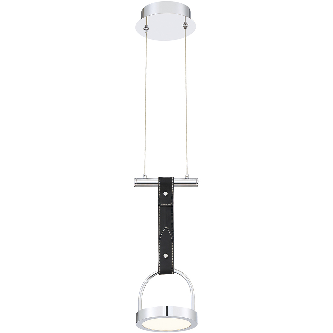 Lappin LED 6 inch Chrome Pendant Ceiling Light, Small