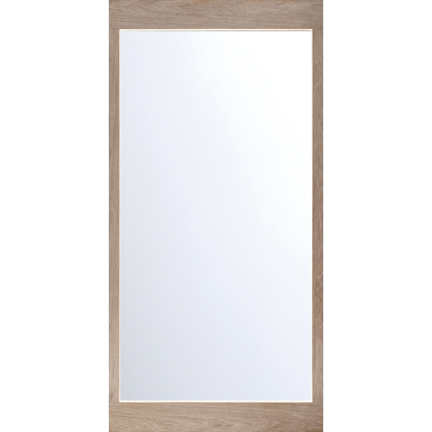 Mogano 60 X 30 inch White Oak LED Mirror