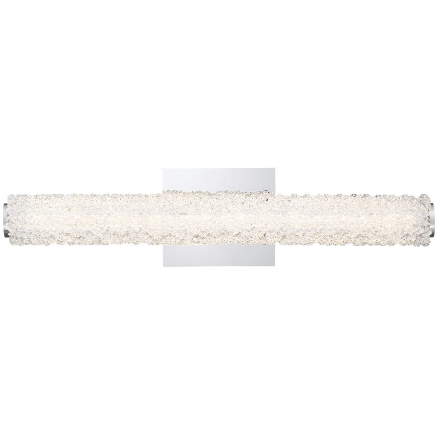 Sassi LED 24 inch Chrome Vanity Light Wall Light, Medium