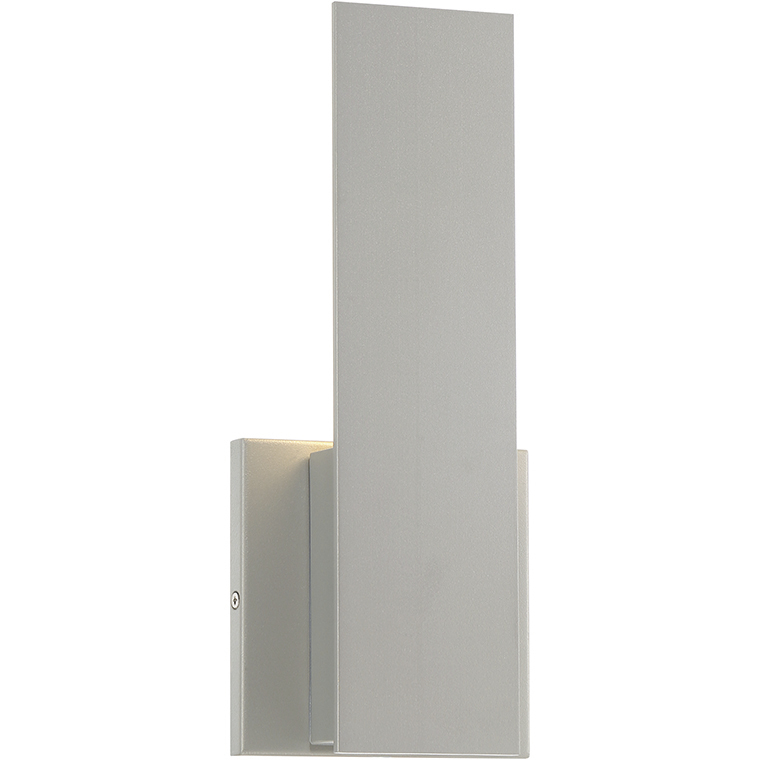 Annette 1 Light 12 inch Silver Outdoor LED Wall Sconce