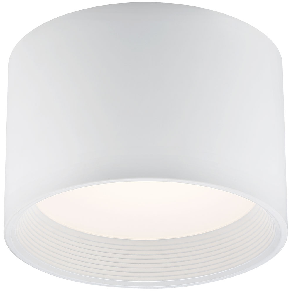 Benton LED 8 inch White Flush Mount Ceiling Light, Large