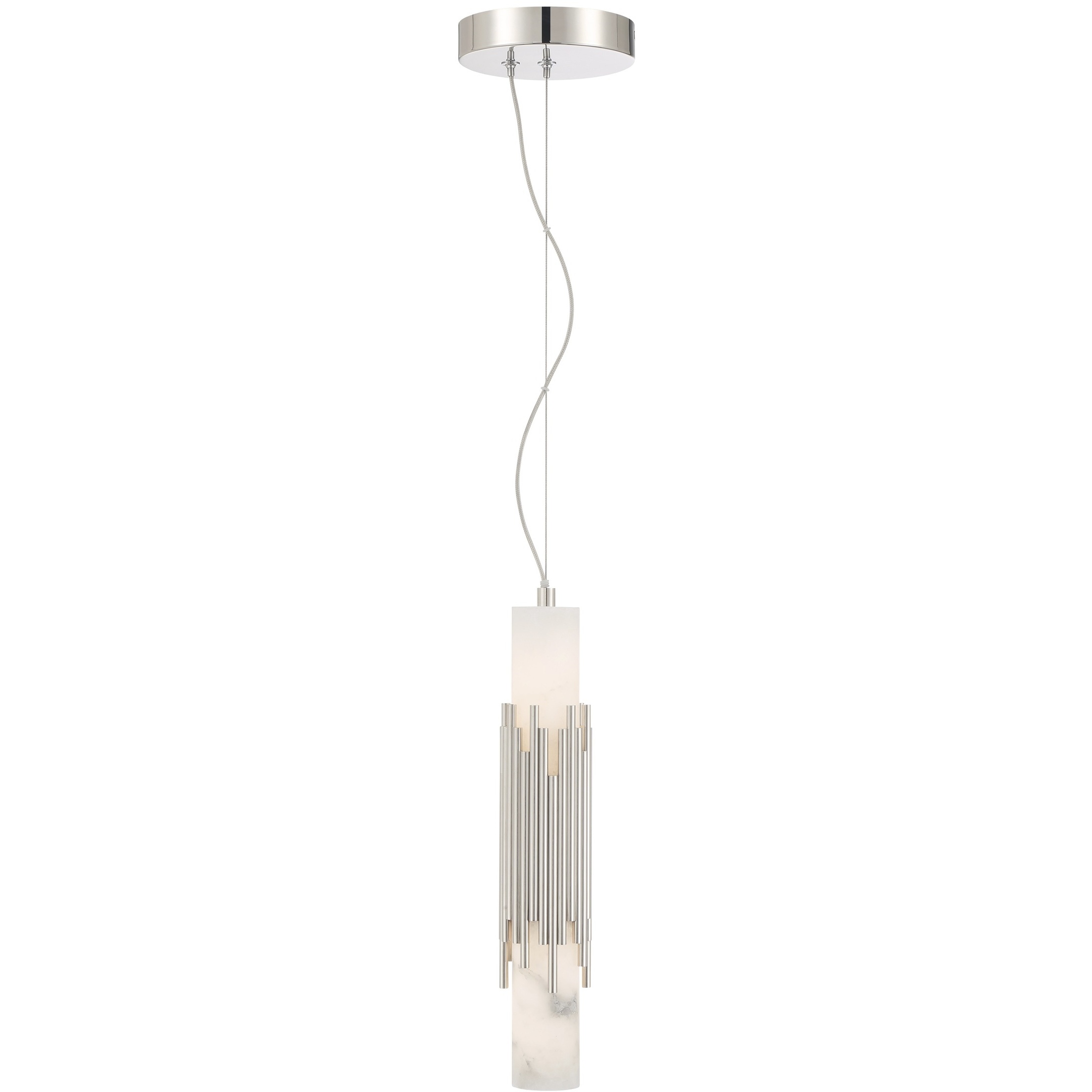 Venna 1 Light 3 inch Polished Nickel Standard Pendant Ceiling Light