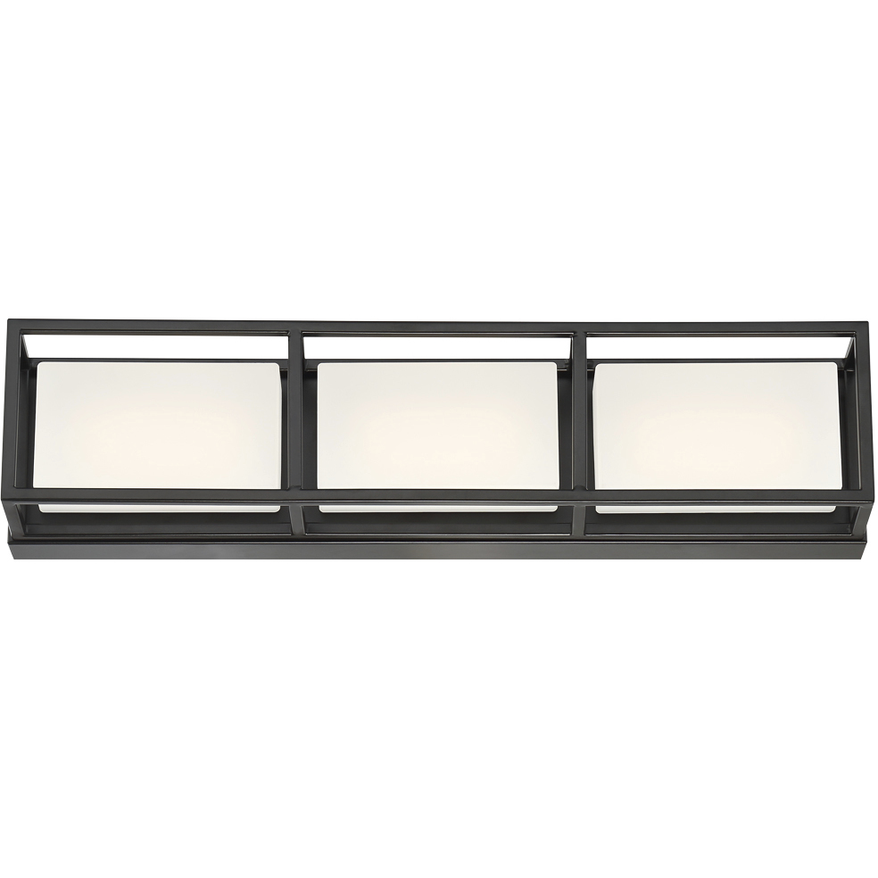 Tamar LED 20 inch Black Vanity Light Wall Light, Small