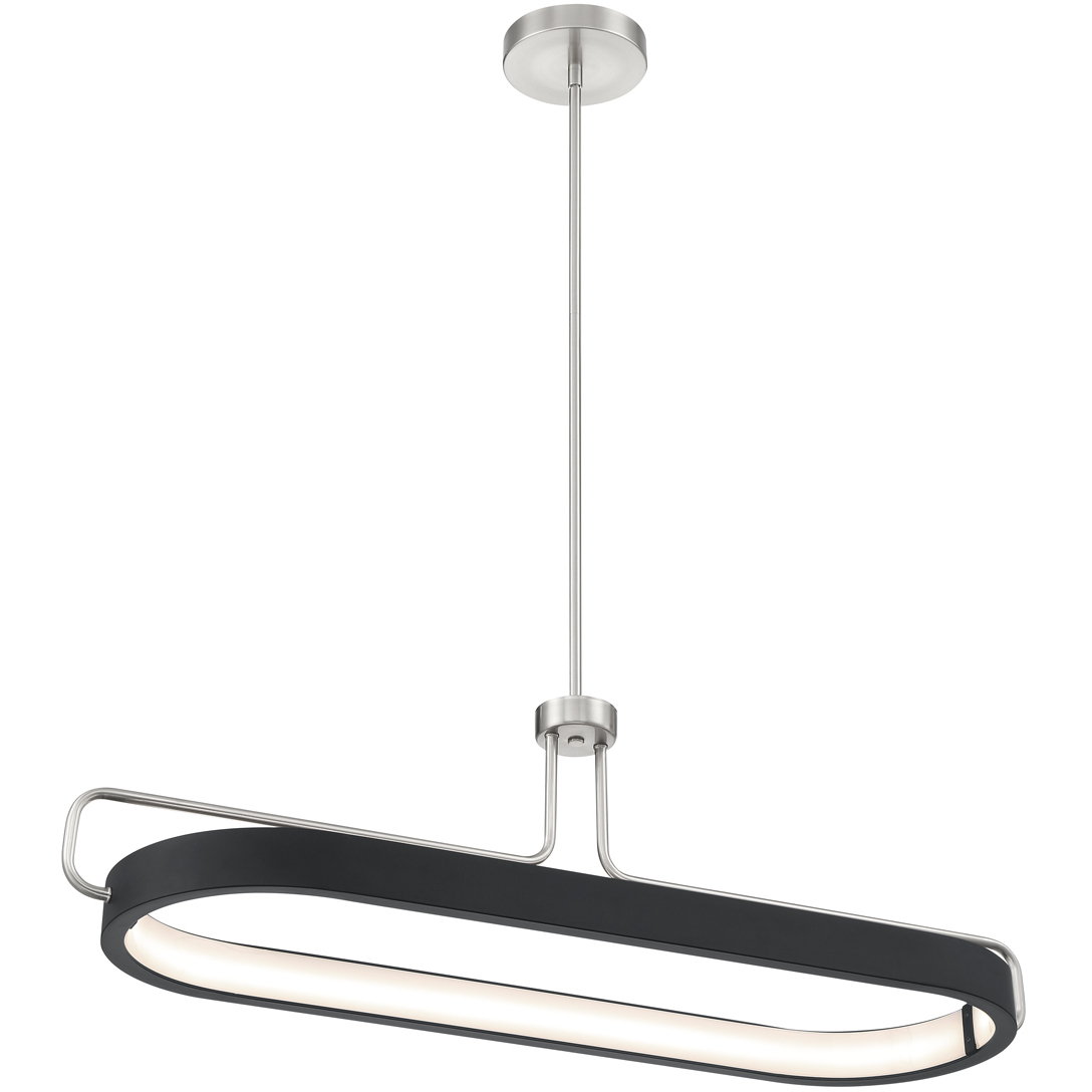 Pemberton LED 12 inch Satin Nickel Pendant Ceiling Light