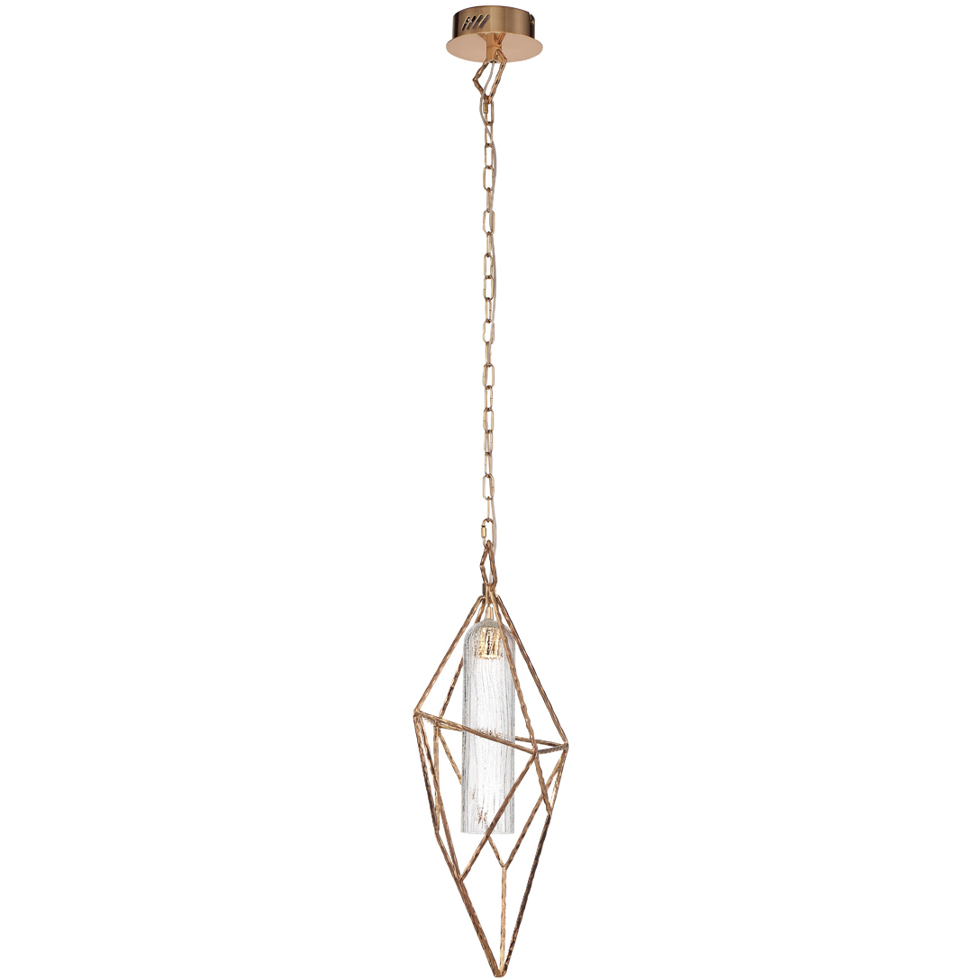 Verdino LED 10 inch Rose Gold Pendant Ceiling Light, Large