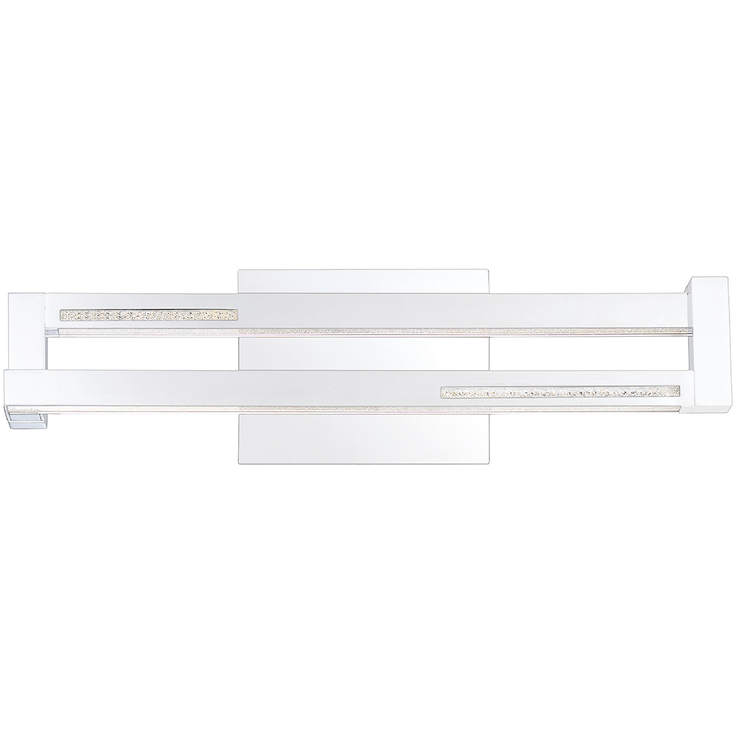 Clinton LED 19 inch Chrome Vanity Light Wall Light, Small