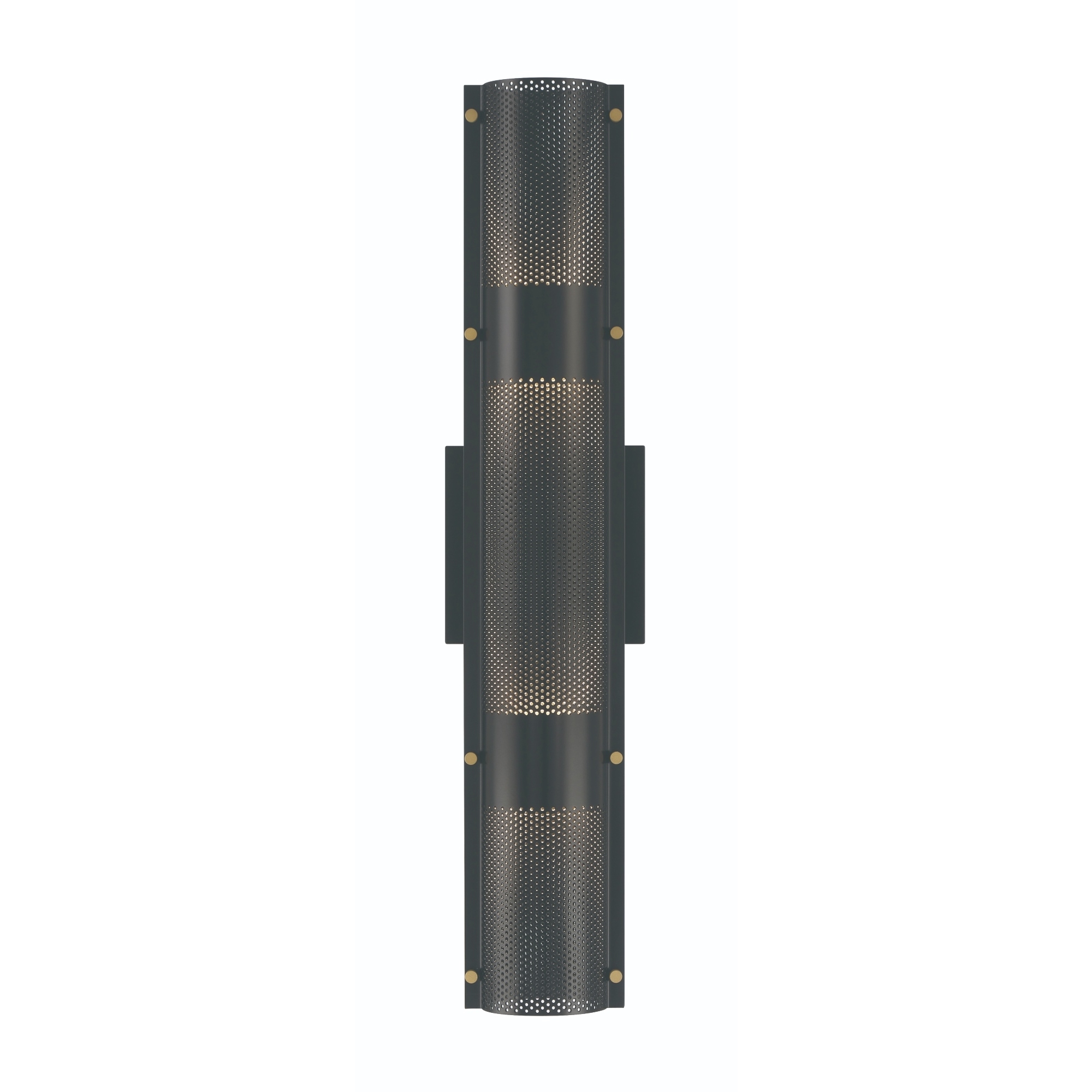 Westcliffe LED 23 inch Gold and Black Outdoor Wall Sconce, Both Indoor/Outdoor