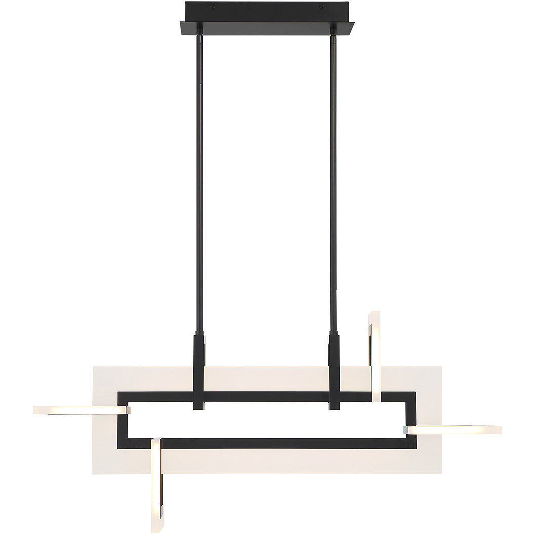 Eurofase 45718022 Inizio LED 5.5 inch Black Chandelier Ceiling Light