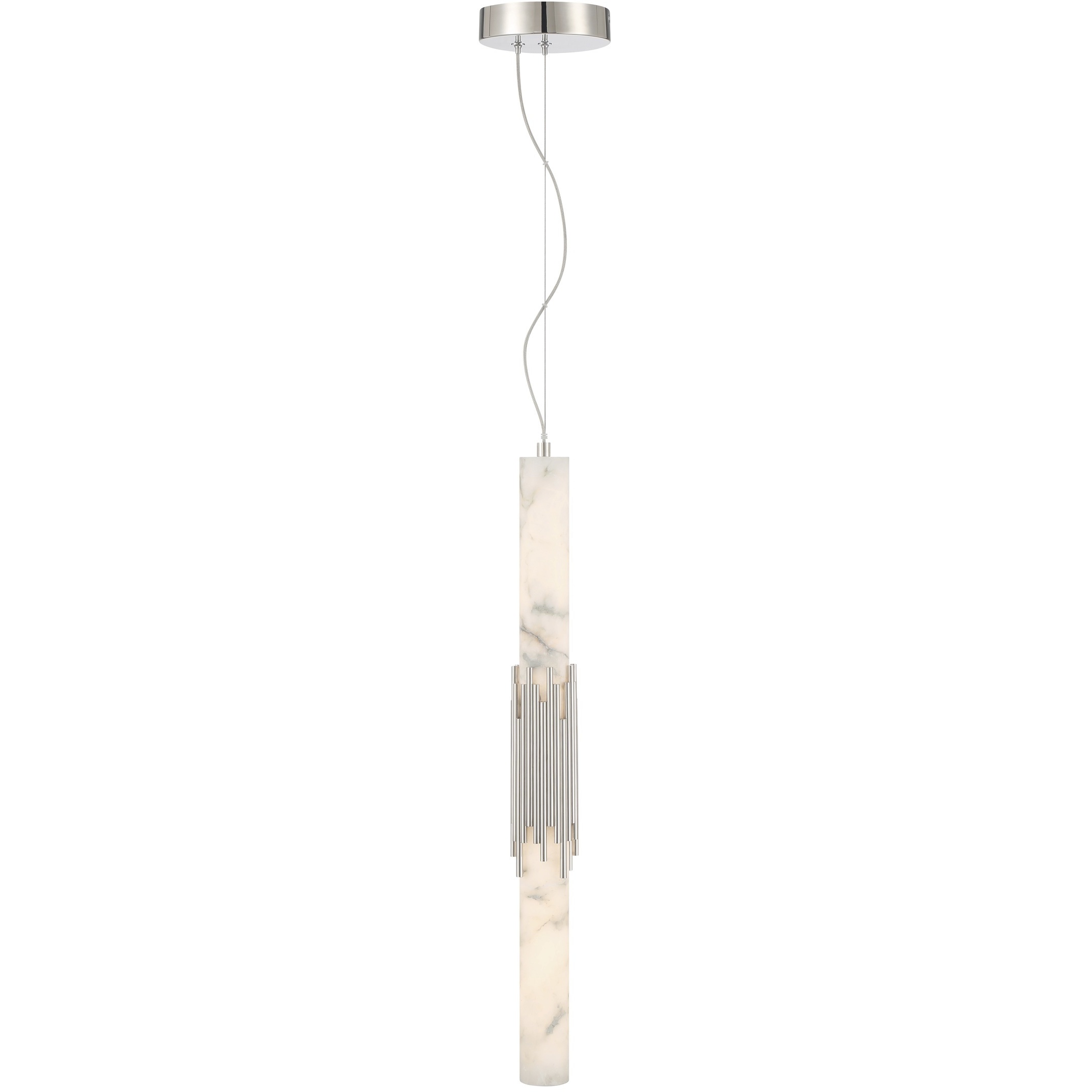 Venna 1 Light 3 inch Polished Nickel Standard Pendant Ceiling Light