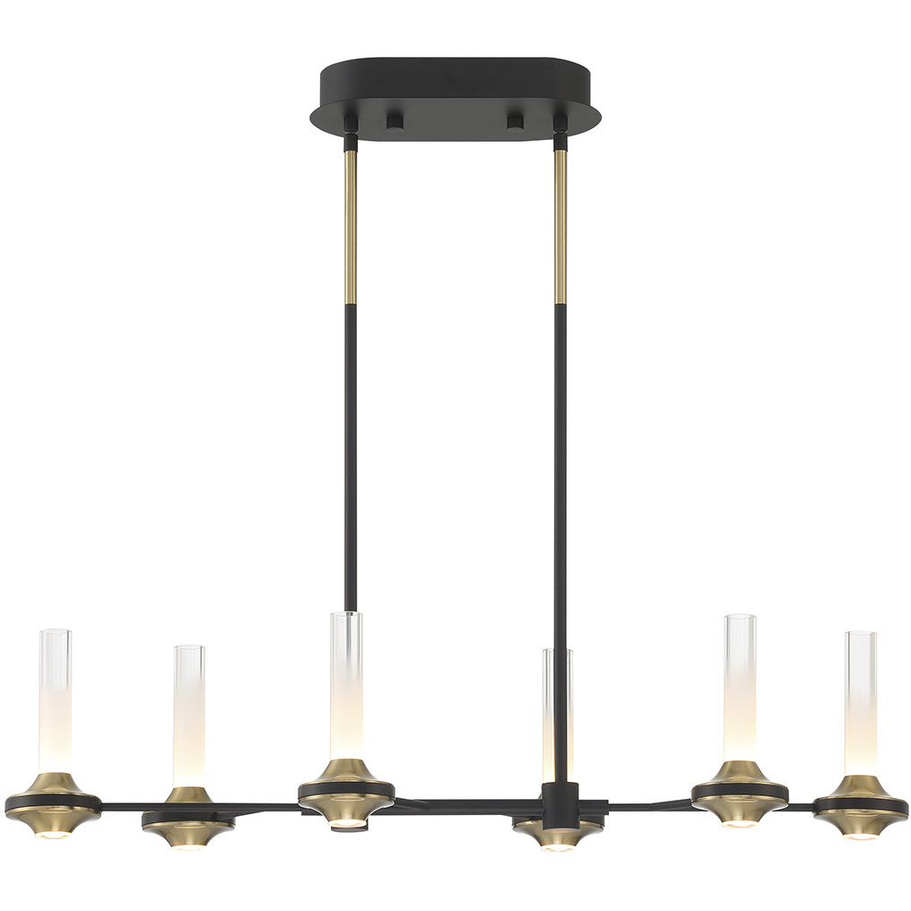 Torcia LED 10.5 inch Black Chandelier Ceiling Light