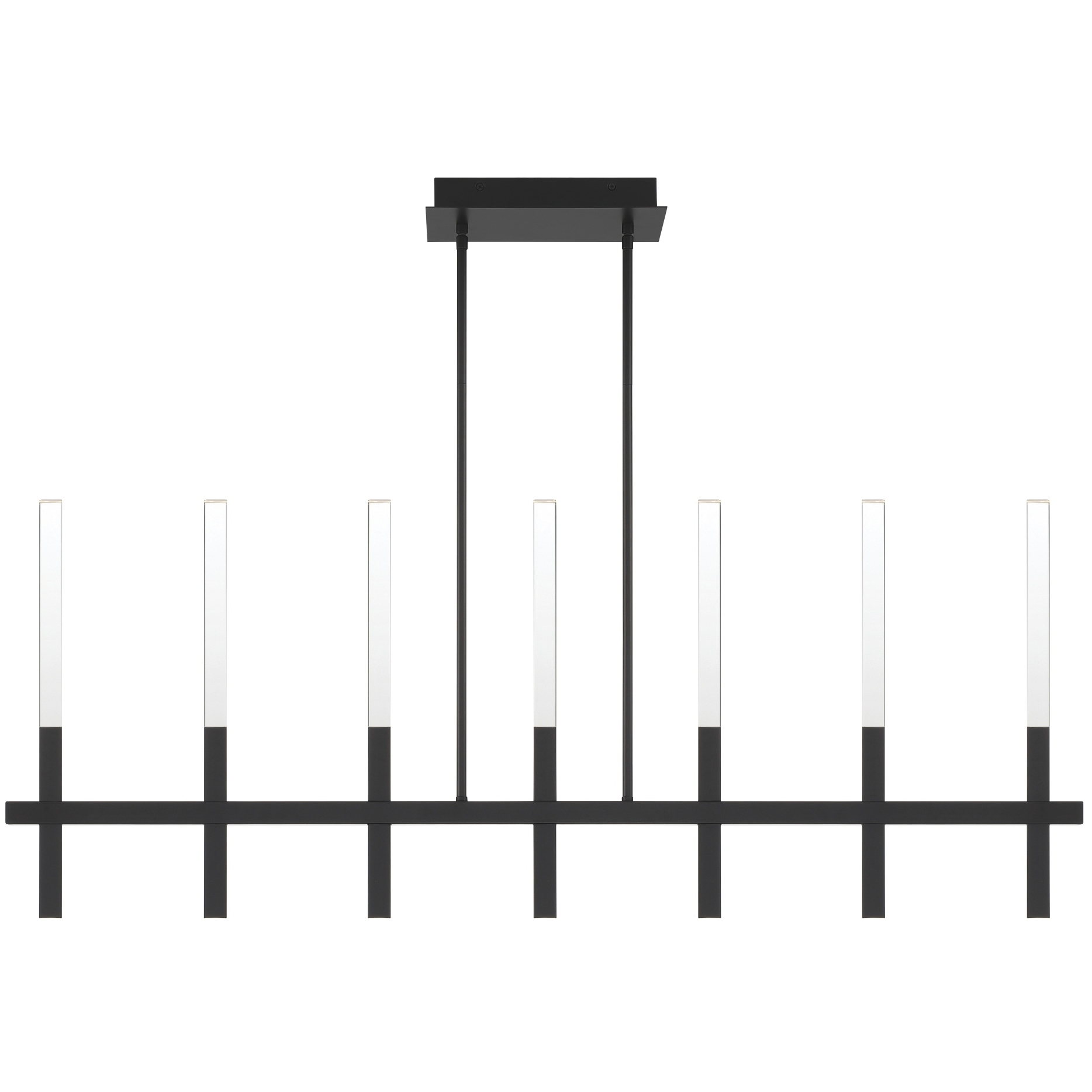 Benicio Linear Chandelier Ceiling Light in Black